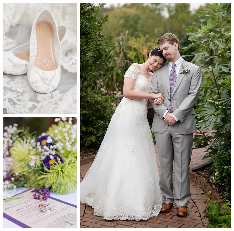 A Colorful Botanical Gardens Wedding In Kernersville Nc