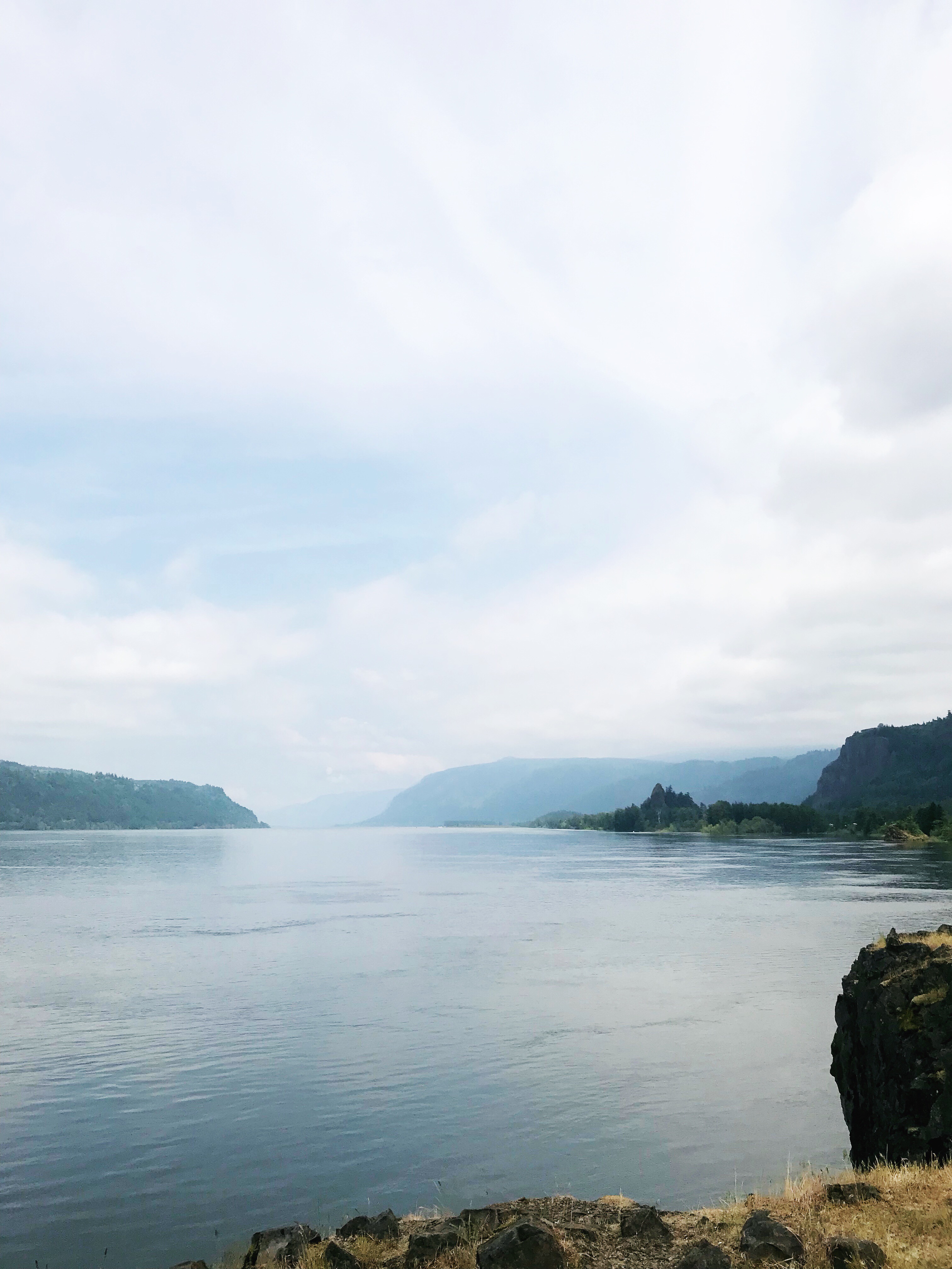 A landscape photograph at Columbia River Gorge in Portland OR