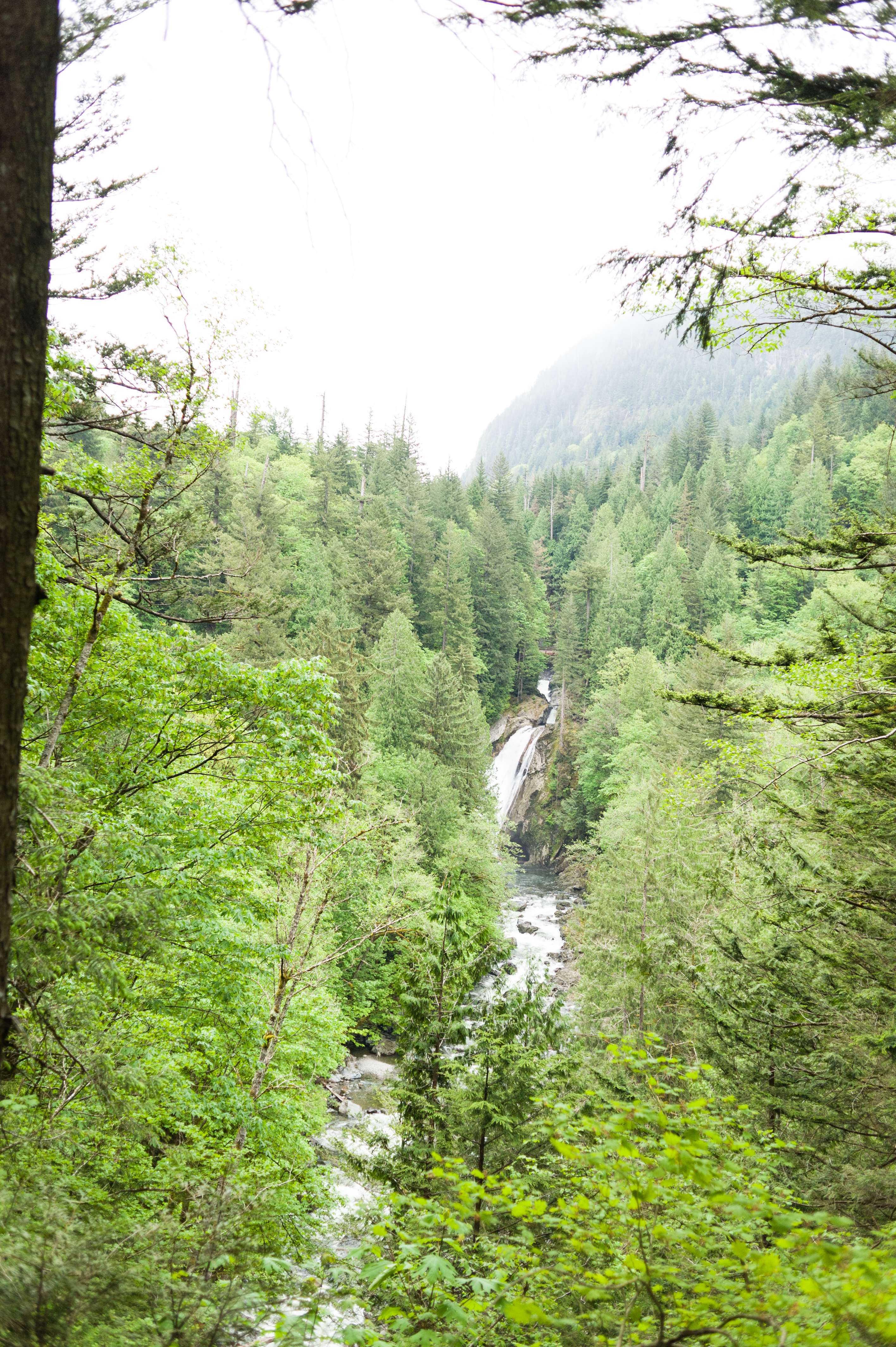 a photograph of a waterfall at Twin Falls State Park Washington